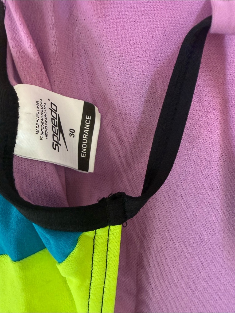 NWOT Speedo Endurance One Piece Practice Suit - Picture 3 of 3